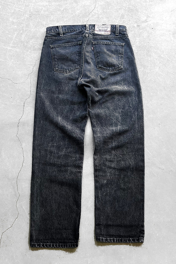 MADE IN USA 90'S 505 DENIM PANTS / BLACK [SIZE: 33 USED]
