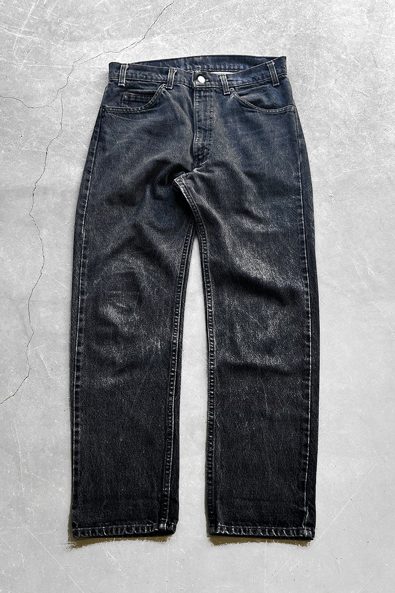 MADE IN USA 90'S 505 DENIM PANTS / BLACK [SIZE: 33 USED]