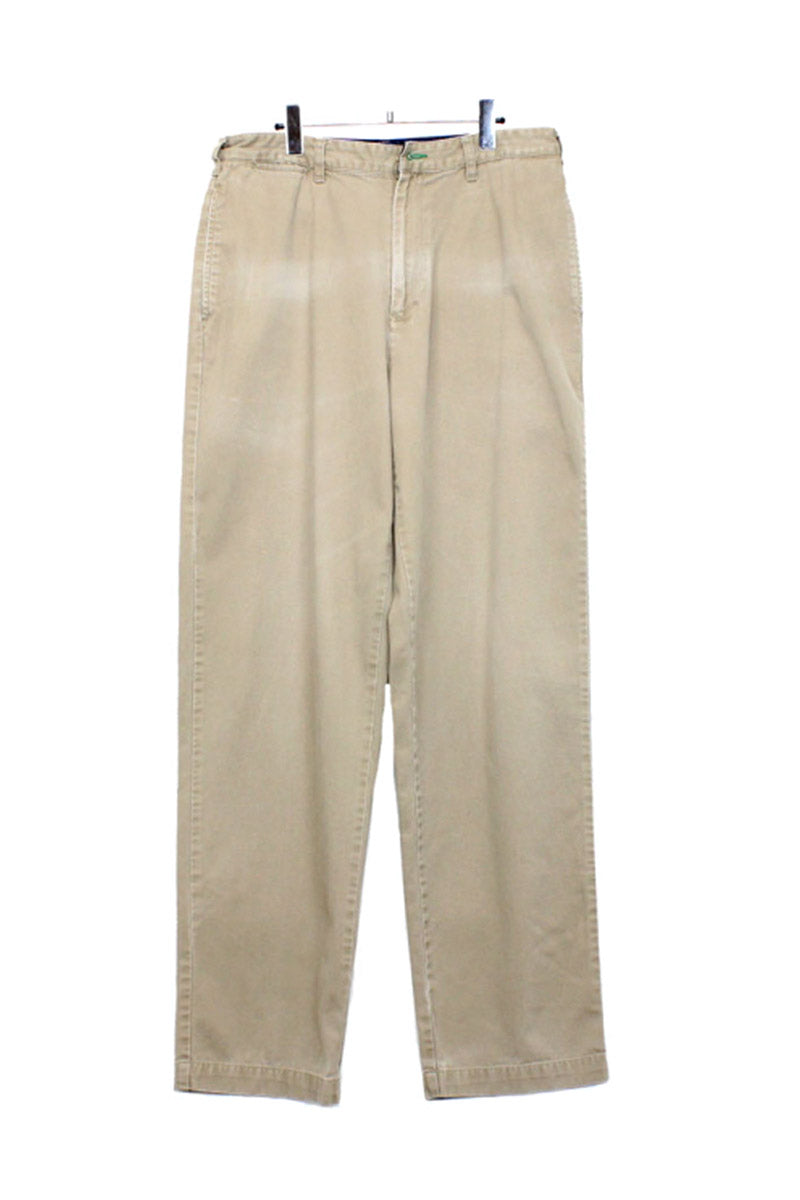 90'S CHINO PANTS / BEIGE【SIZE:W33L34 USED】
