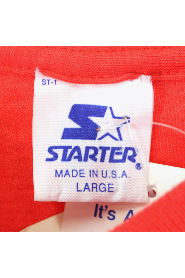 MADE IN USA 90'S CHICAGO BULLS T-SHIRT / RED [SIZE:L DEADSTOCK/NOS]
