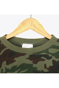 CAMOUFLAGE T-SHIRT / CAMO [SIZE:M USED]