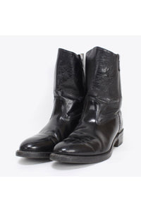 MADE IN USA 70'S PECOS BOOTS / BALCK [SIZE: US10E(28cm) USED]