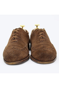 SUEDE WINGTIP SHOES / BROWN [SIZE: US7D(25cm) USED]