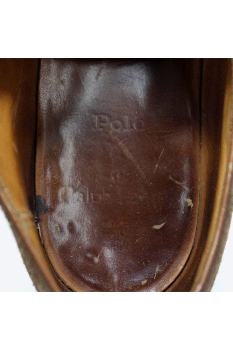 SUEDE WINGTIP SHOES / BROWN [SIZE: US7D(25cm) USED]