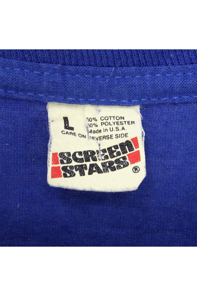 MADE IN USA NY METS T-SHIRT / BULE [SIZE:M相当 USED]