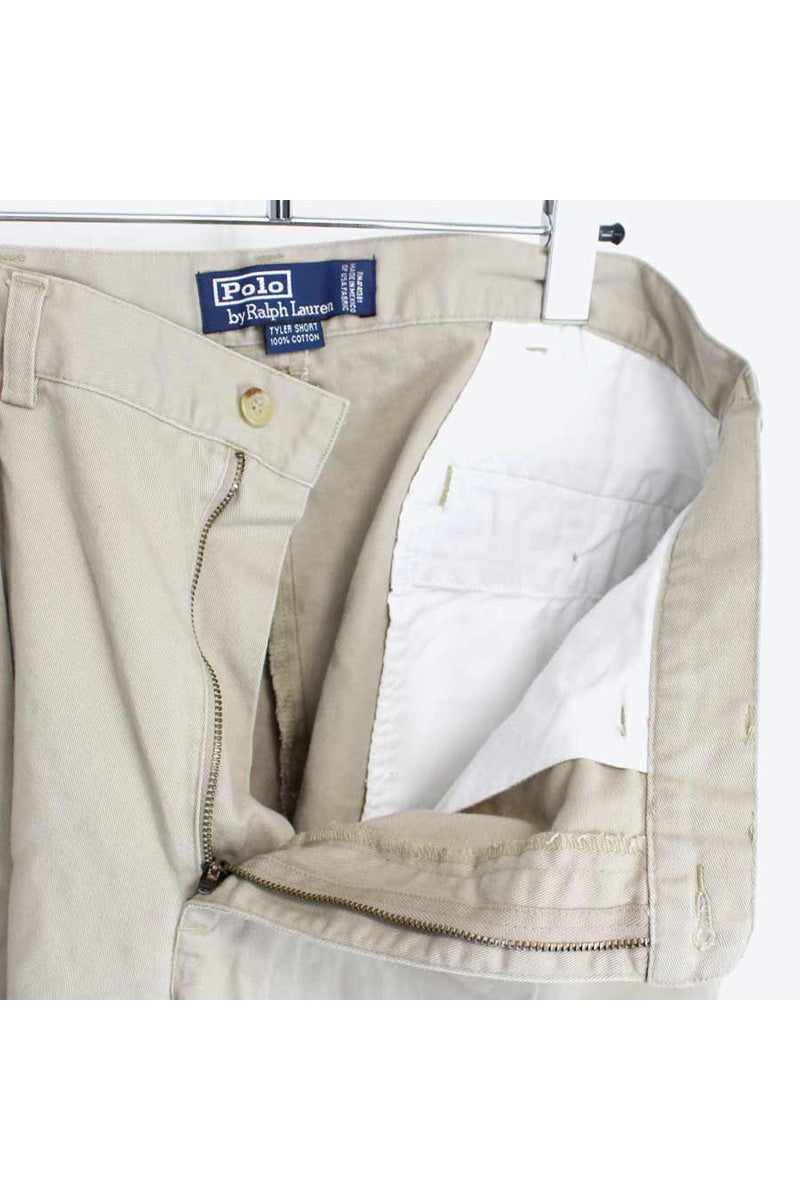 COTTON CHINO SHORTS / BEIGE [SIZE: 36 USED]