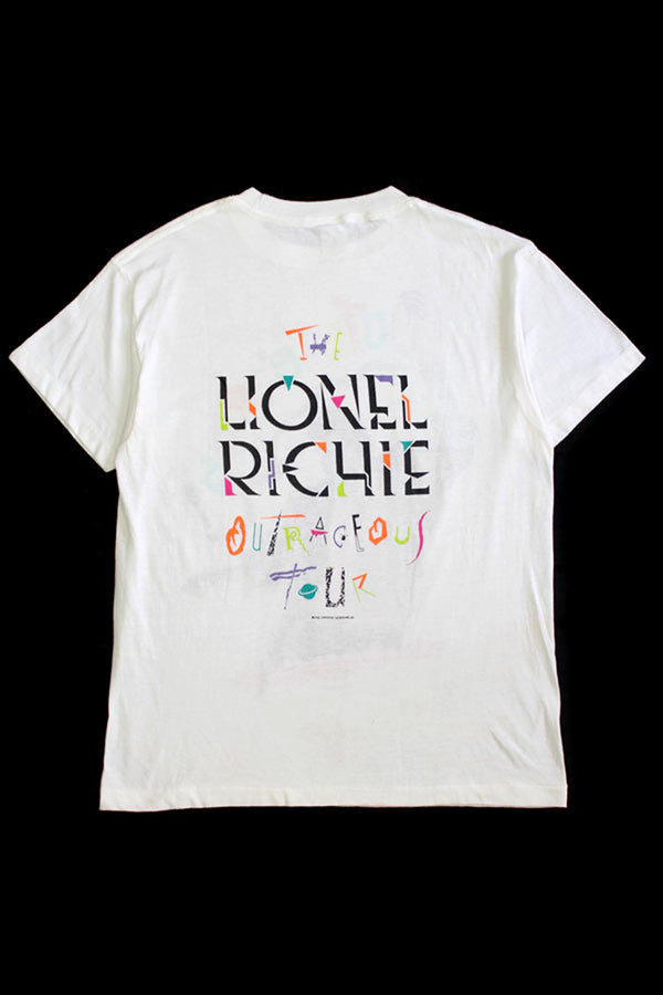 MADE IN USA 80'S T-SHIRT / WHITE [SIZE:L USED]
