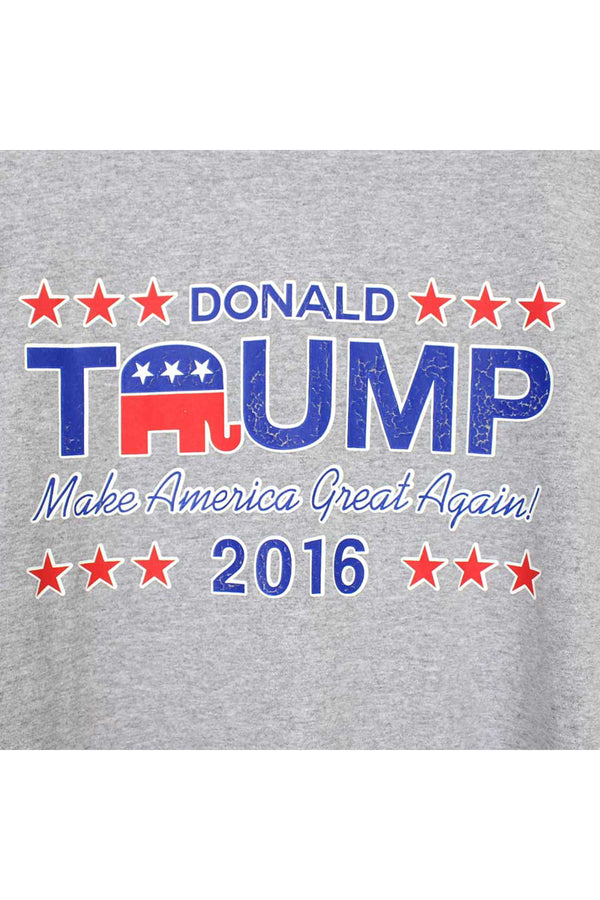 DONALD TRUMP T-SHIRT / GRAY [SIZE:XL USED]