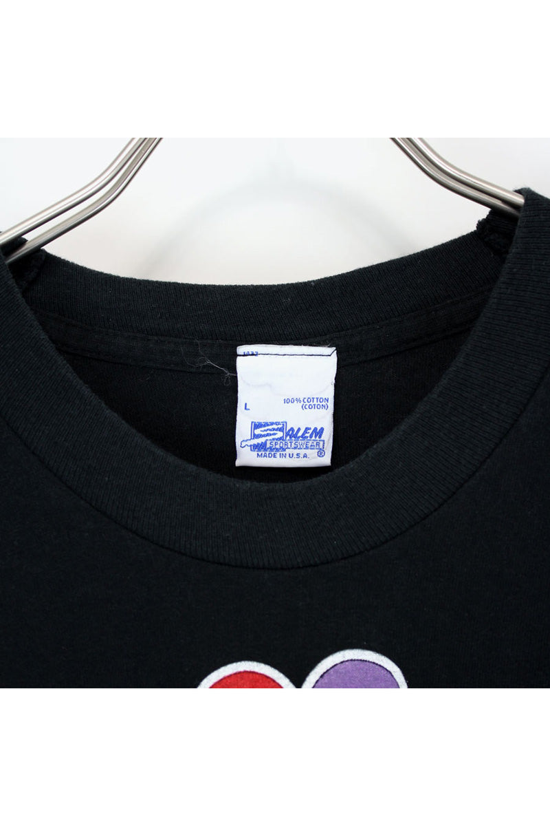 MADE IN USA 90'S NBC SPORTS T-SHIRT / BLACK [SIZE:L USED]