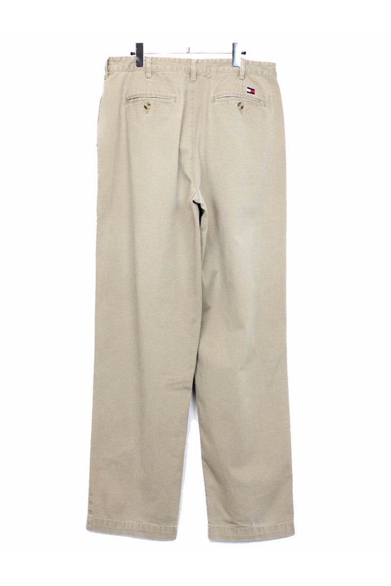 90'S CHINO PANTS / BEIGE【SIZE:W33L34 USED】