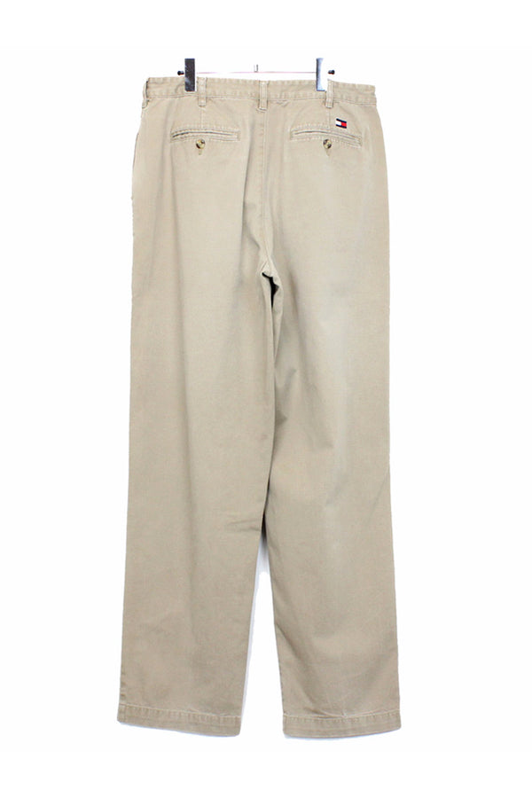 90'S CHINO PANTS / BEIGE【SIZE:W33L34 USED】
