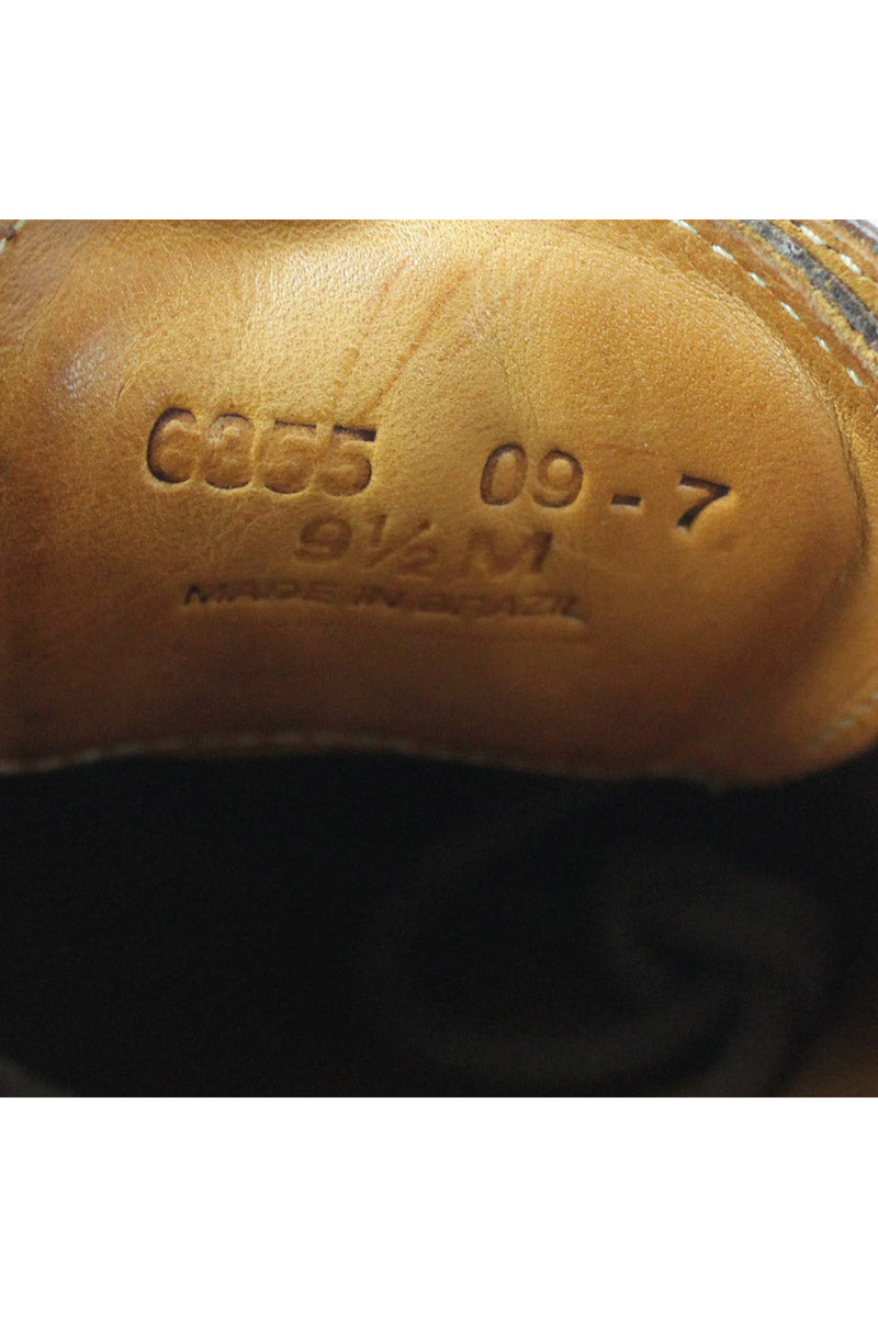 V-TIP SHOES / BROWN [사이즈: US9.5M(27.5cm) USED]