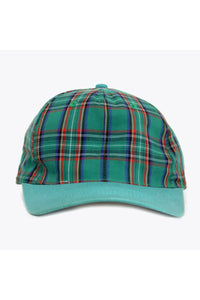 90'S CHECK CAP / GREEN [SIZE: O/S USED]