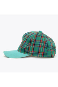 90'S CHECK CAP / GREEN [SIZE: O/S USED]