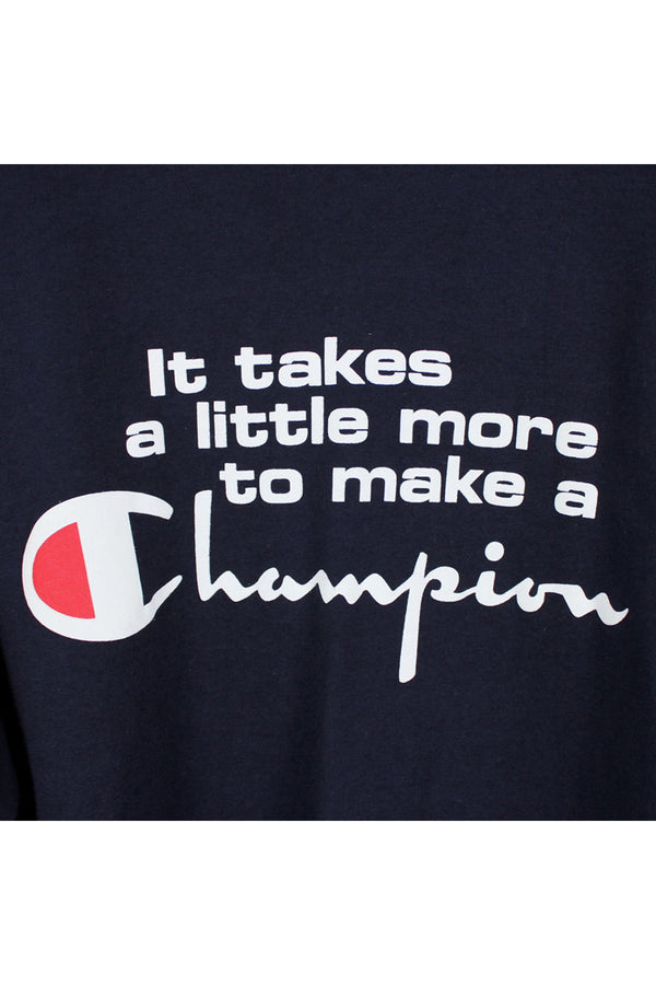 L/S LOGO PRINT T-SHIRT / NAVY [SIZE:L USED]