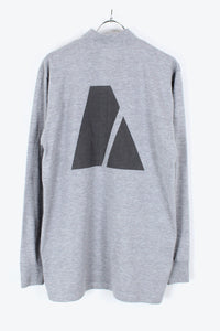 L/S TRAINING MOCK NECK TEE / GRAY [SIZE:L USED]