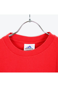 MADE IN USA BACK LOGO PRINT T-SHIRT / RED [SIZE:S USED]