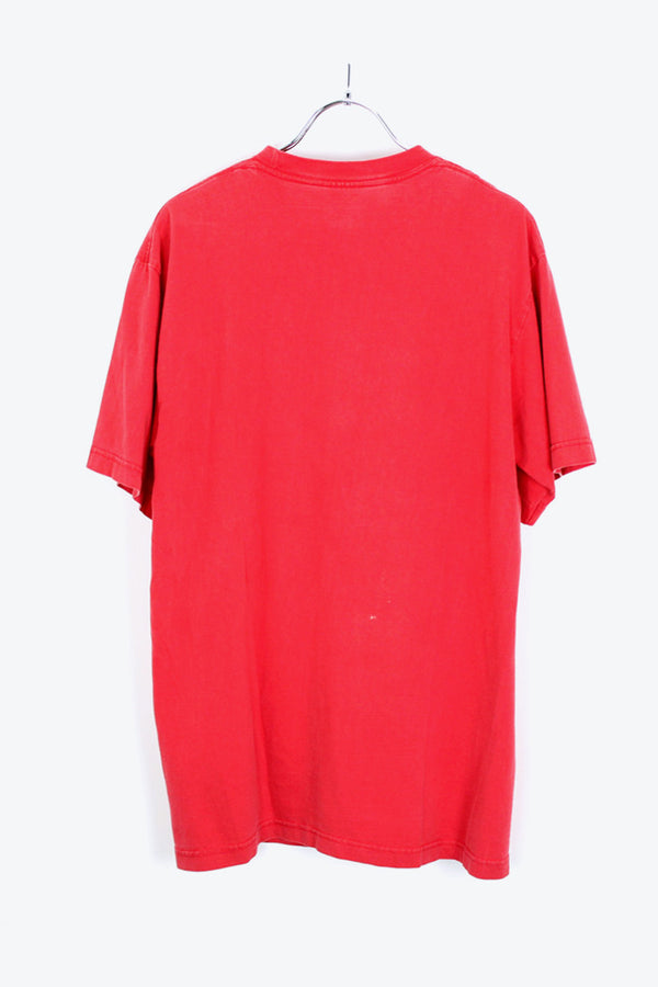 CHICAGO BULLS T-SHIRT / RED [SIZE:L USED]