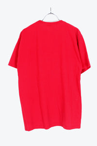 LOGO T-SHIRT / RED [SIZE:M USED]