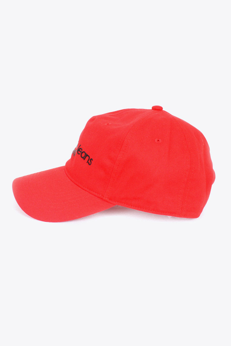 COTTON TWILL LOGO CAP / RED [SIZE: O/S NEW][30%OFF]