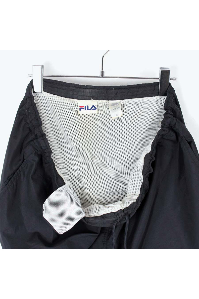 90'S NYLON SWIM SHORTS / BLACK [SIZE: L USED]