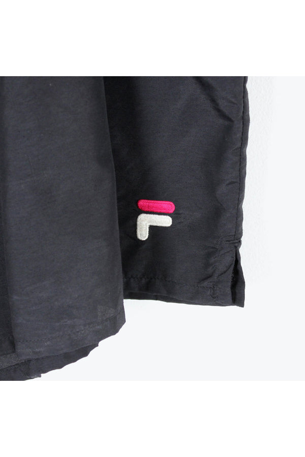 90'S NYLON SWIM SHORTS / BLACK [SIZE: L USED]