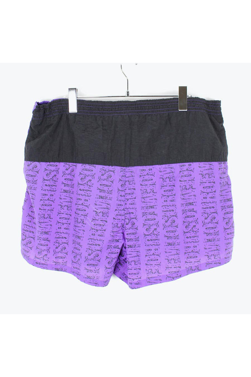 90'S SWIM SHORTS / PURPLE [SIZE: M USED]