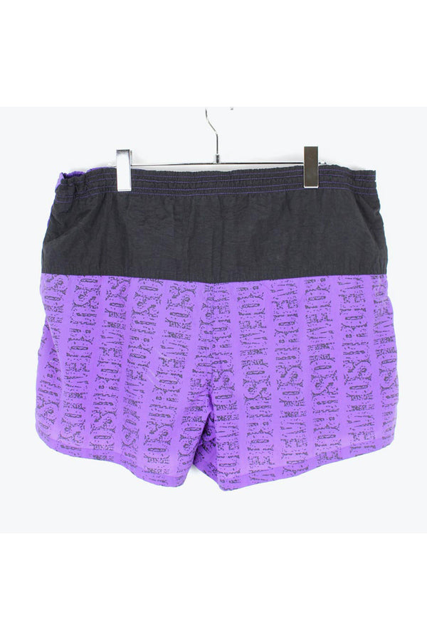 90'S SWIM SHORTS / PURPLE [SIZE: M USED]