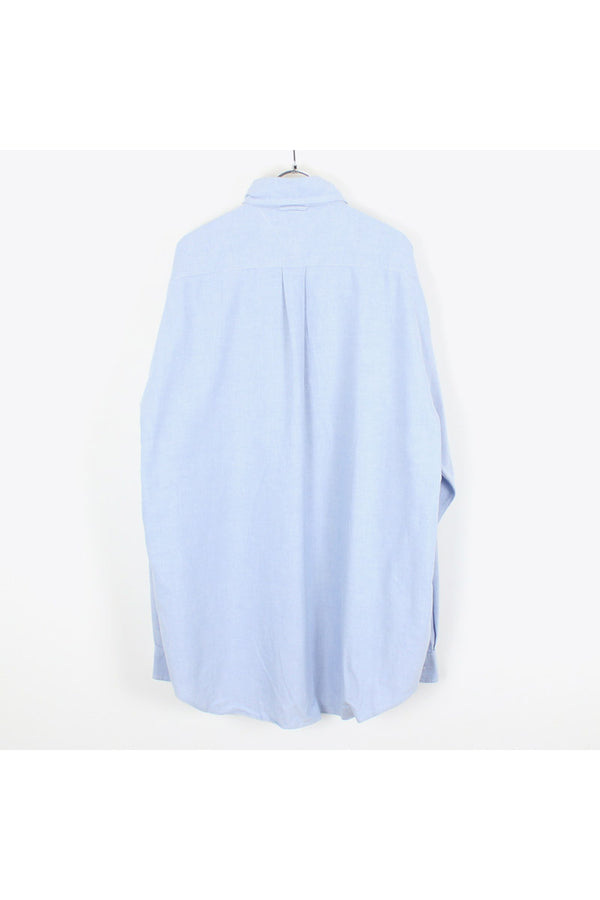 90'S L/S BD OXFORD SHIRT / SAXE BLUE [SIZE: XL USED]