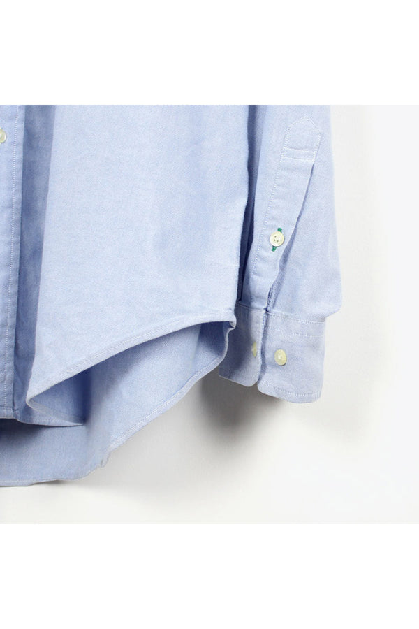 90'S L/S BD OXFORD SHIRT / SAXE BLUE [SIZE: XL USED]