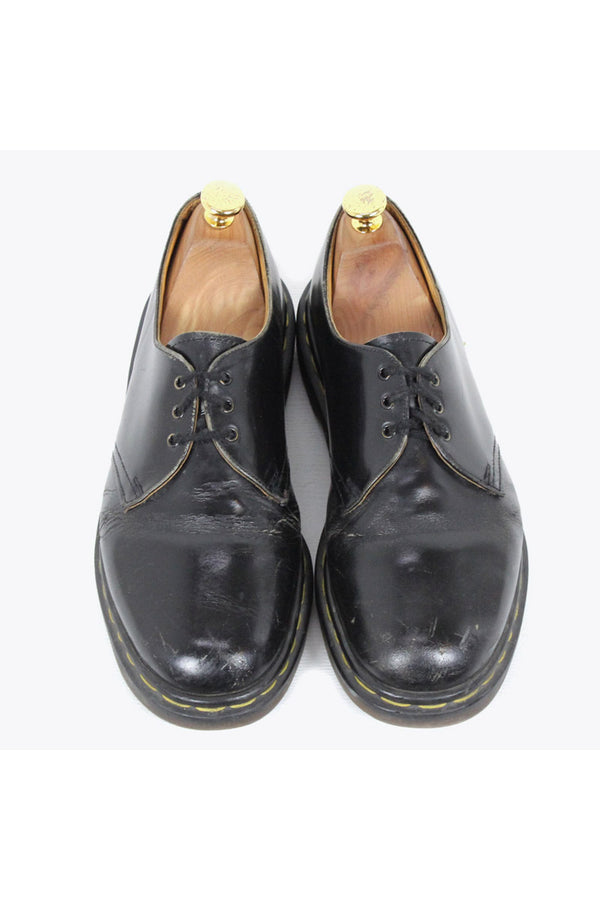MADE IN ENGLAND 90'S 3HOLE SHOES / BLACK [SIZE: US8.5(26.5cm) USED]