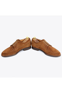 SUEDE U-TIP TOE SHOES / BROWN [SIZE: US9.5D(27.5cm相当) USED]