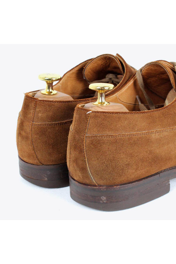 SUEDE U-TIP TOE SHOES / BROWN [SIZE: US9.5D(27.5cm相当) USED]
