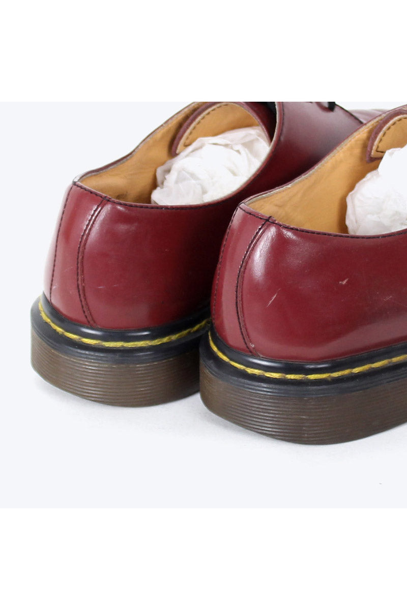 MADE IN ENGLAND 90'S 3HOLE SHOER / BURGUNDY [SIZE: US5.5D(23.5cm) USED]