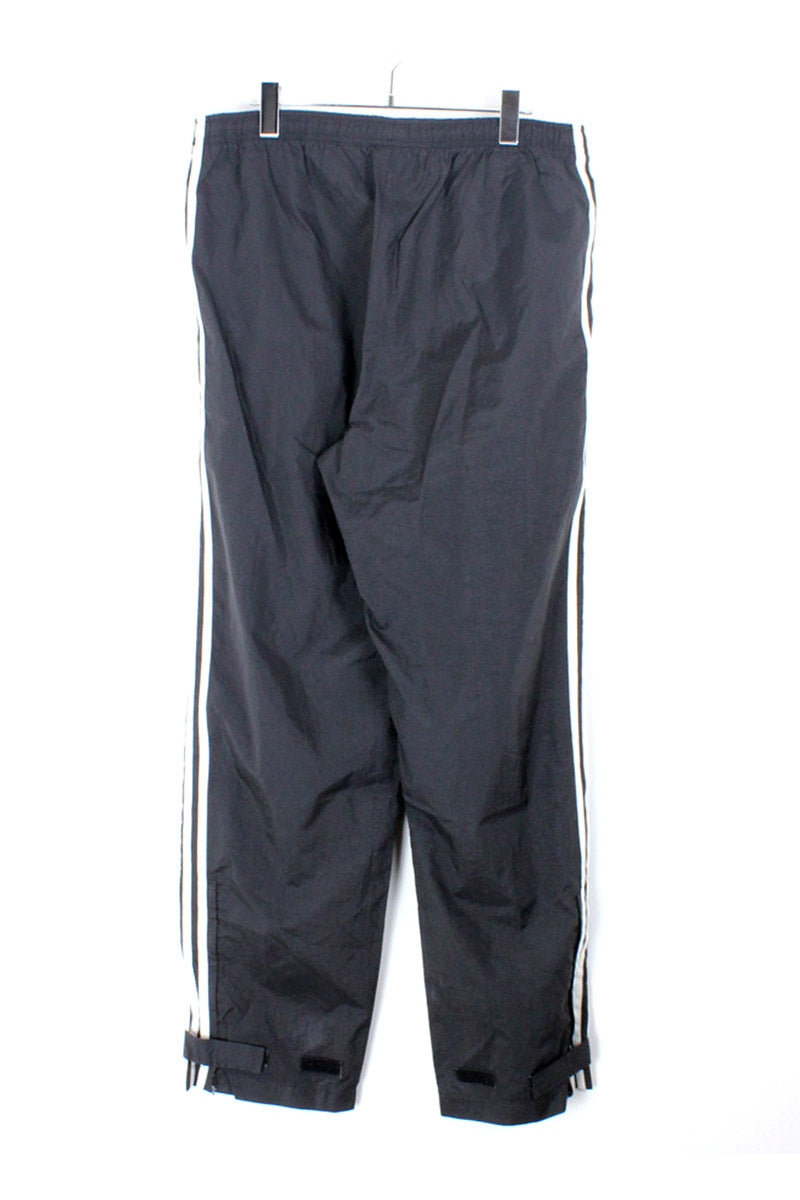 90'S THREE LINE NYLON PANTS / BALCK【SIZE:L USED】