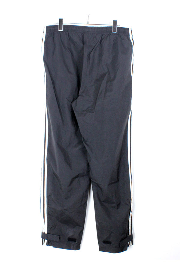 90'S THREE LINE NYLON PANTS / BALCK【SIZE:L USED】
