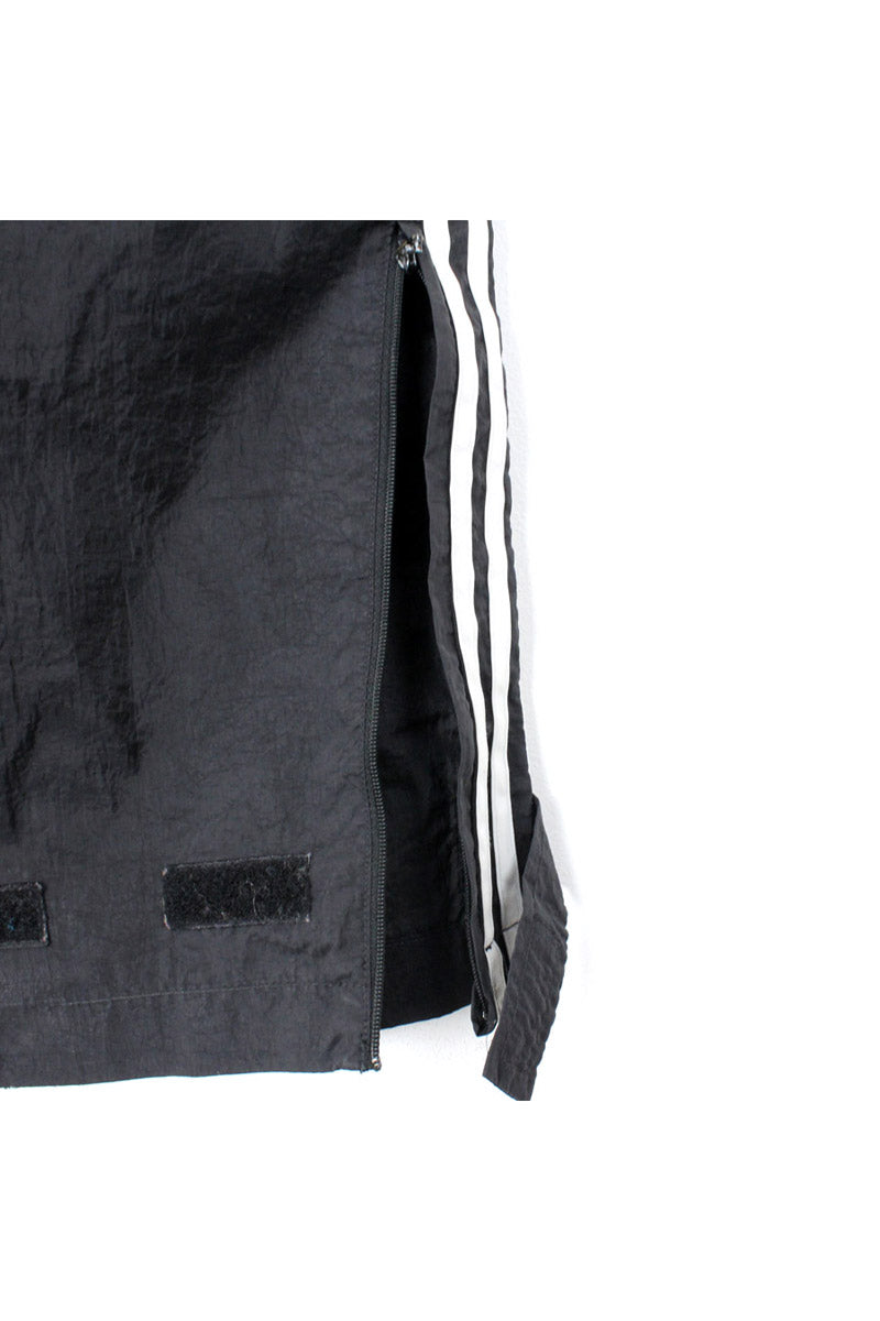 90'S THREE LINE NYLON PANTS / BALCK【SIZE:L USED】