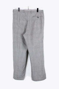 TUCK SLACKS / GREN CHECK [SIZE:W32 USED]