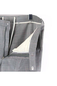 TUCK SLACKS / GREN CHECK [SIZE:W32 USED]