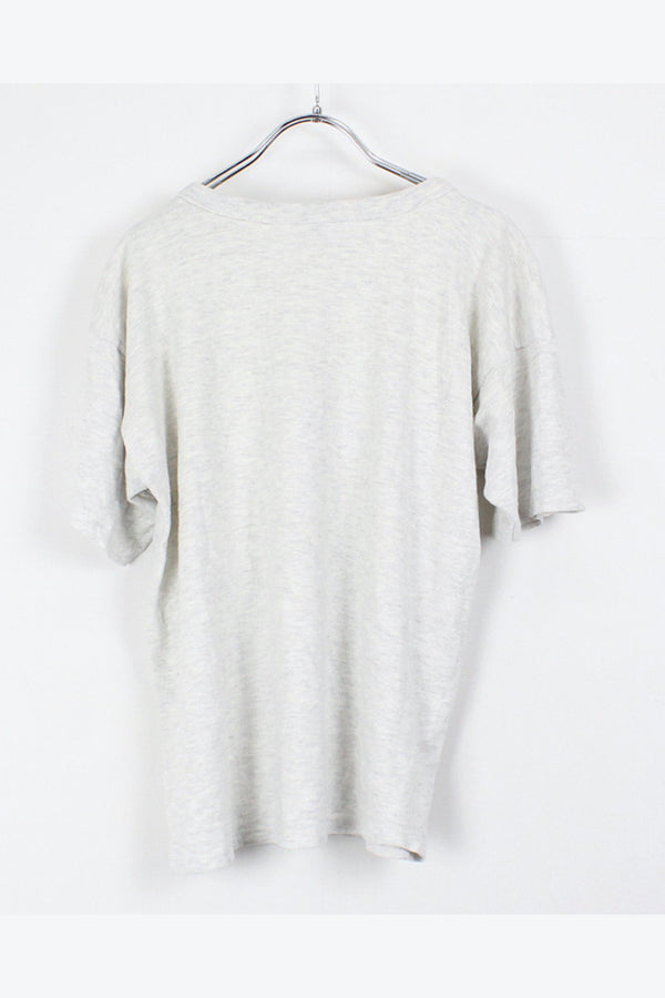 80'S S/S T-SHIRT /  WHITE [SIZE:L USED]