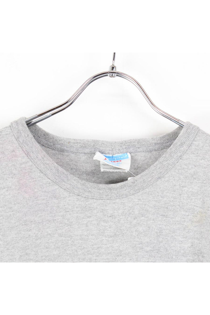 80'S S/S T-SHIRT / GRAY [SIZE:XL USED]