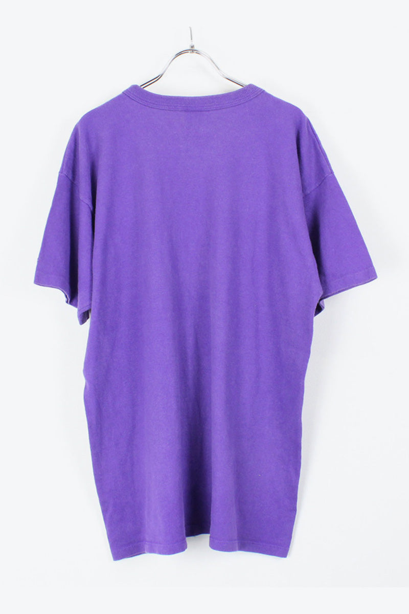 MADE IN USA 90'S S/S T-SHIRT / PURPLE [SIZE:XL USED]