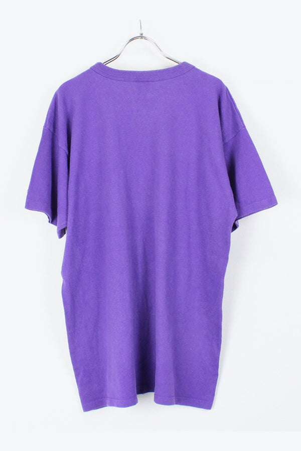MADE IN USA 90'S S/S T-SHIRT / PURPLE [SIZE:XL USED]