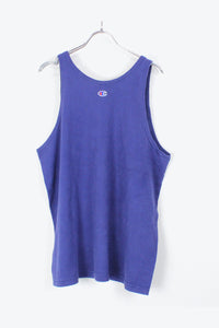 MADE IN USA 90'S TANK TOP / NAVY [SIZE:M USED]