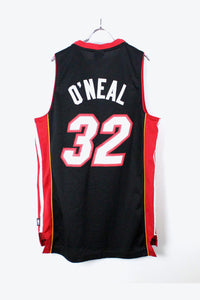 90'S HEAT GAME SHIRT / BLACK/RED [SIZE:M USED]