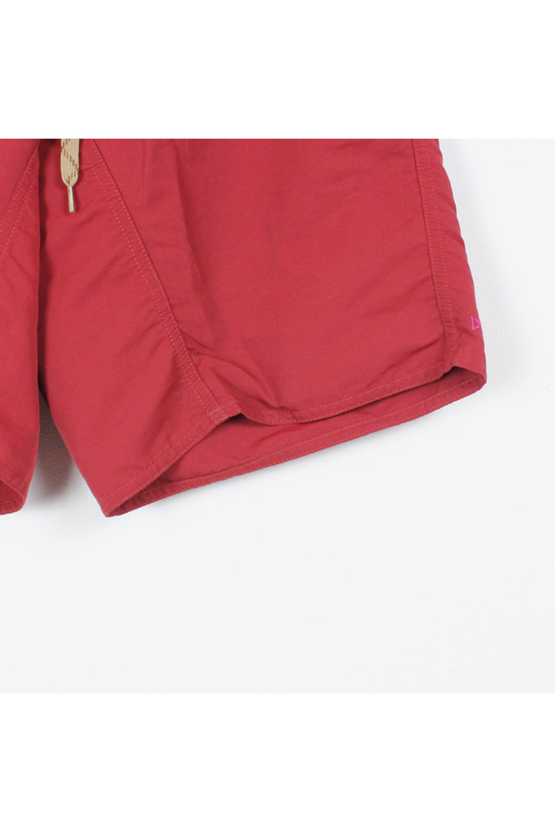 90'S SWIM SHORTS / RED [SIZE: 28 USED]