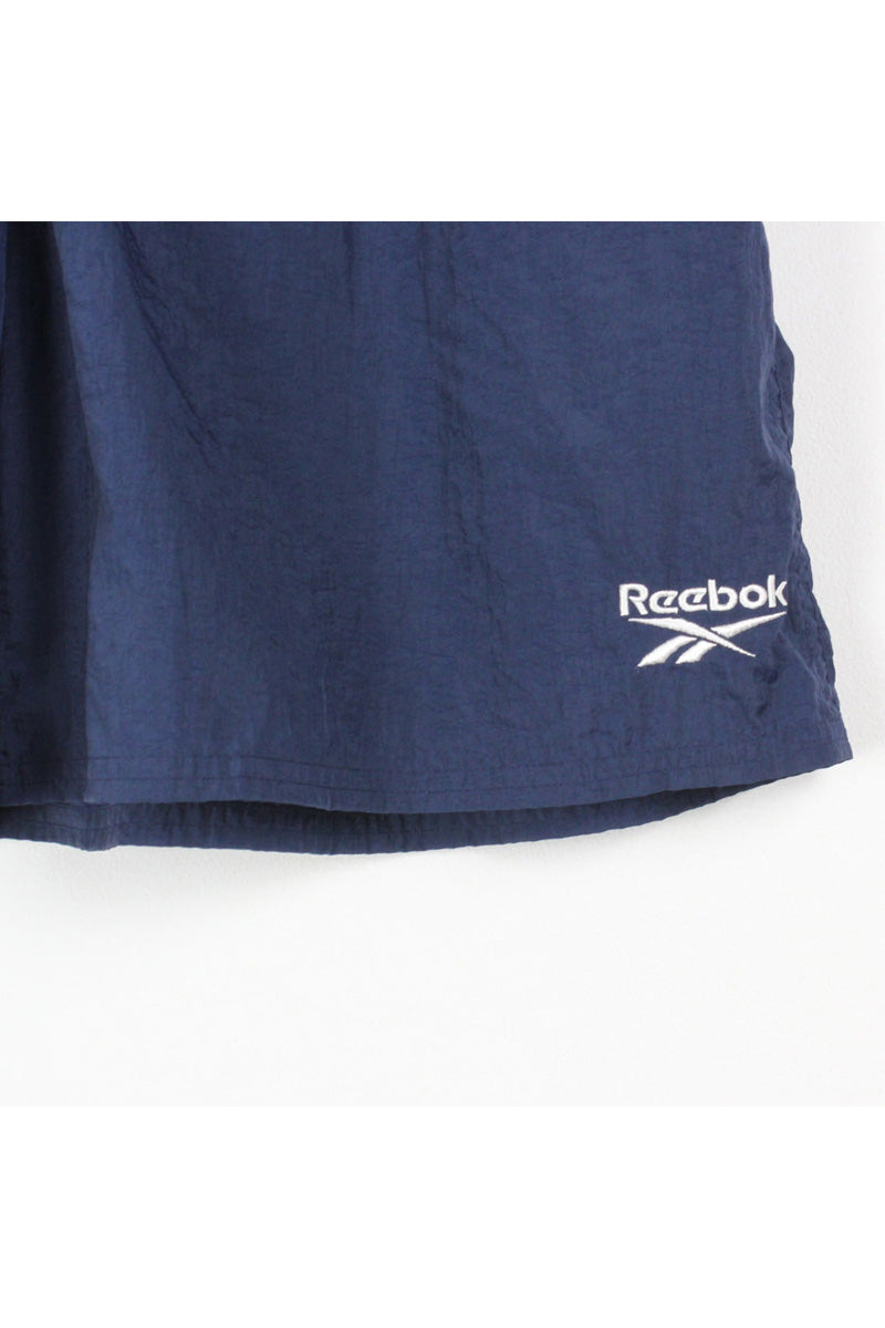 90'S SWIM SHORTS / NAVY [SIZE: XL USED]