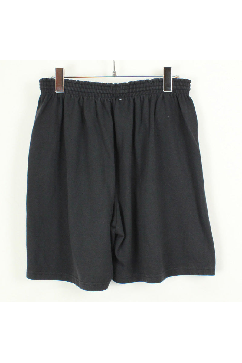ONE POINT LOGO TRAINING SHORTS / BLACK [SIZE: L USED]