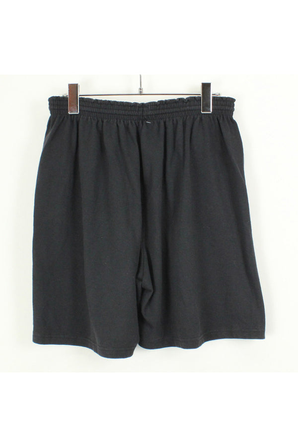 ONE POINT LOGO TRAINING SHORTS / BLACK [SIZE: L USED]