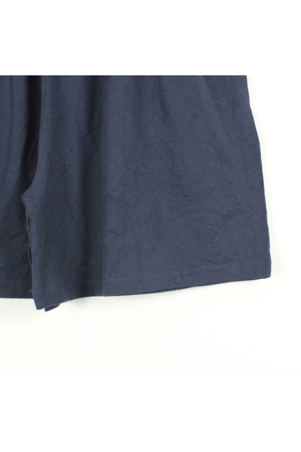 ONE POINT LOGO SWEAT SHORTS / NAVY [SIZE: XL USED]